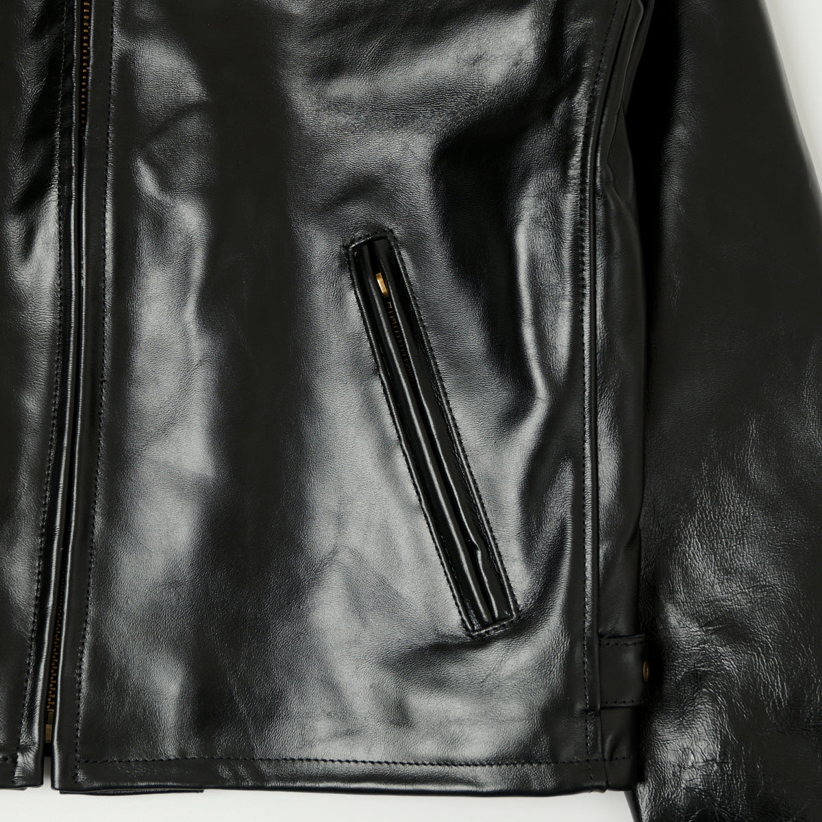 Shangri-La Heritage 'Varenne' Horsehide Leather Jacket - Black
