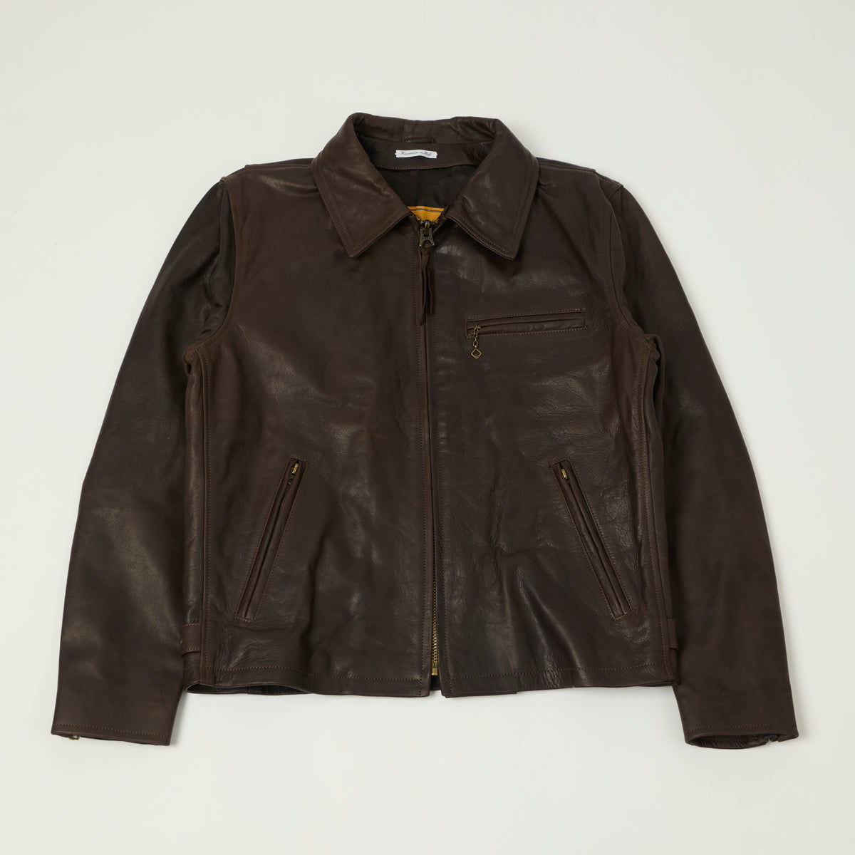 Shangri-La Heritage 'Varenne' Steerhide Leather Jacket - Brown