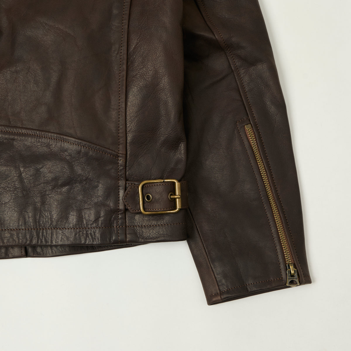 Shangri-La Heritage 'Varenne' Steerhide Leather Jacket - Brown