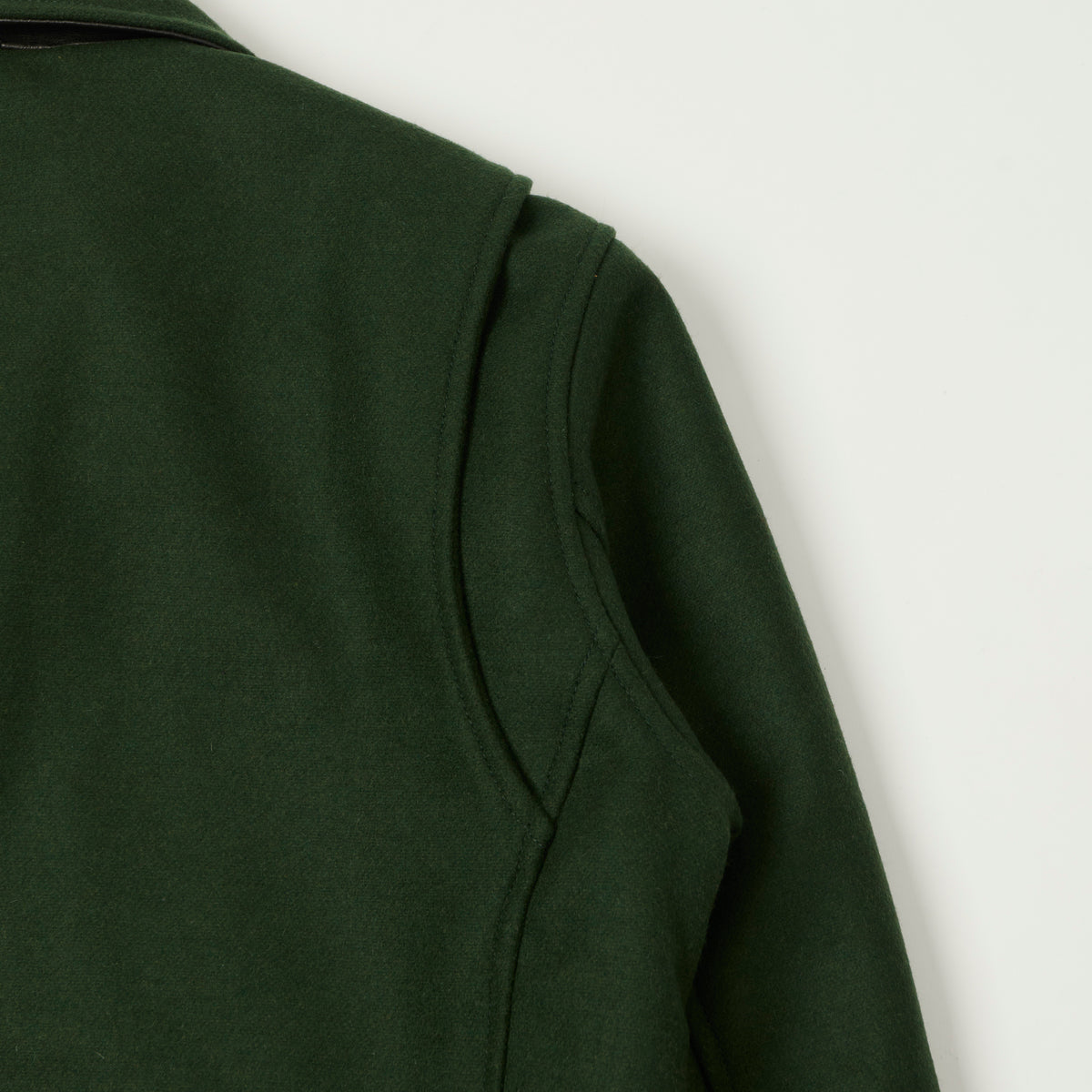 Shangri-La Heritage 'Varenne' Melton Wool Jacket - Forest Green