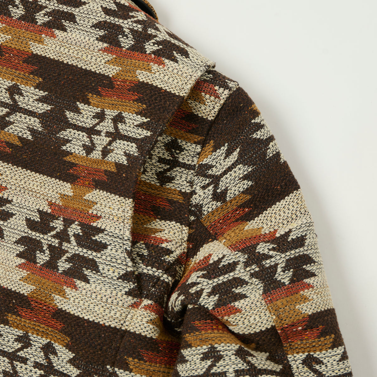 Shangri-La Heritage 'Varenne' Wool Kilim Jacket - Desert Navajo