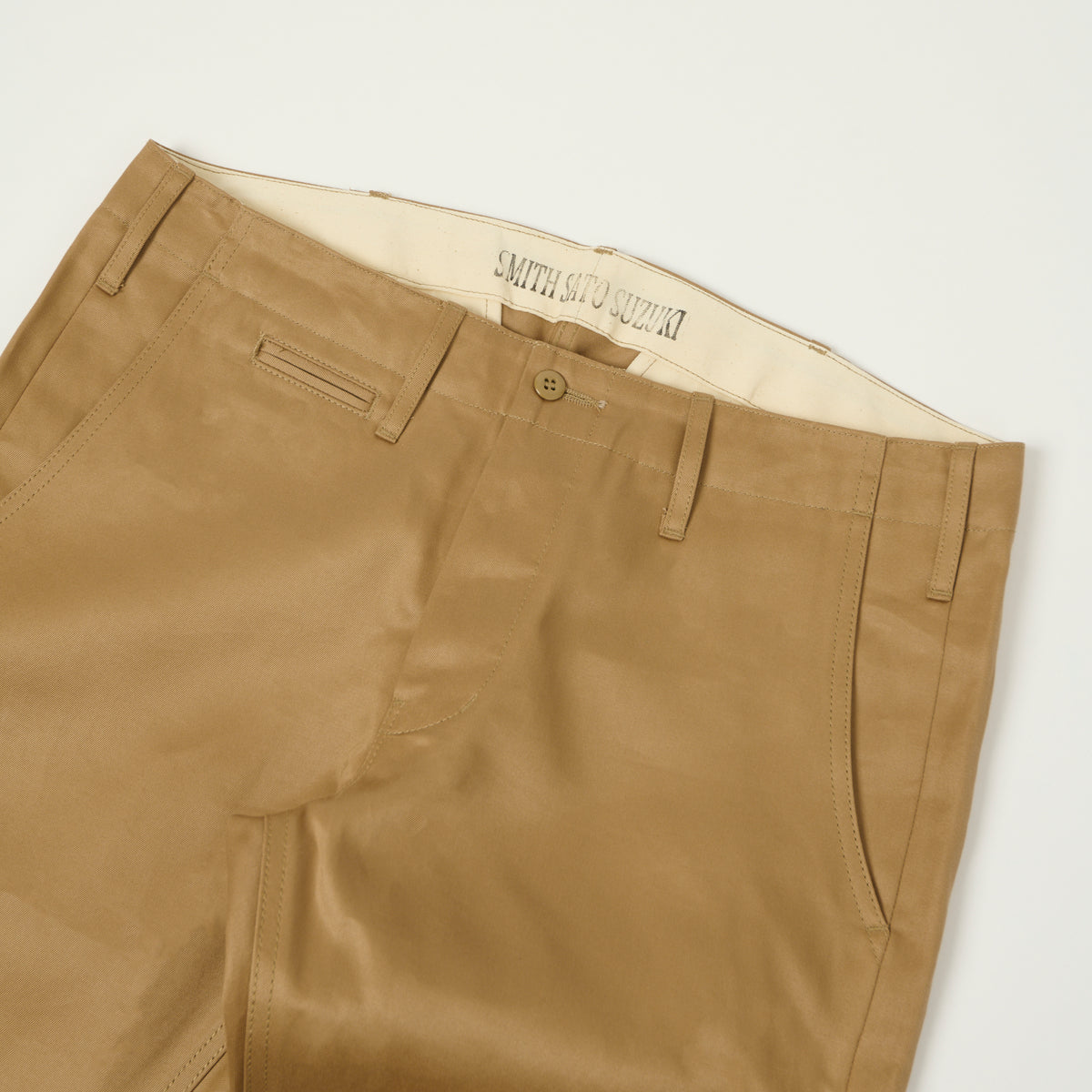 Smith Sato Suzuki E1707 Relaxed Tapered Chino - Khaki