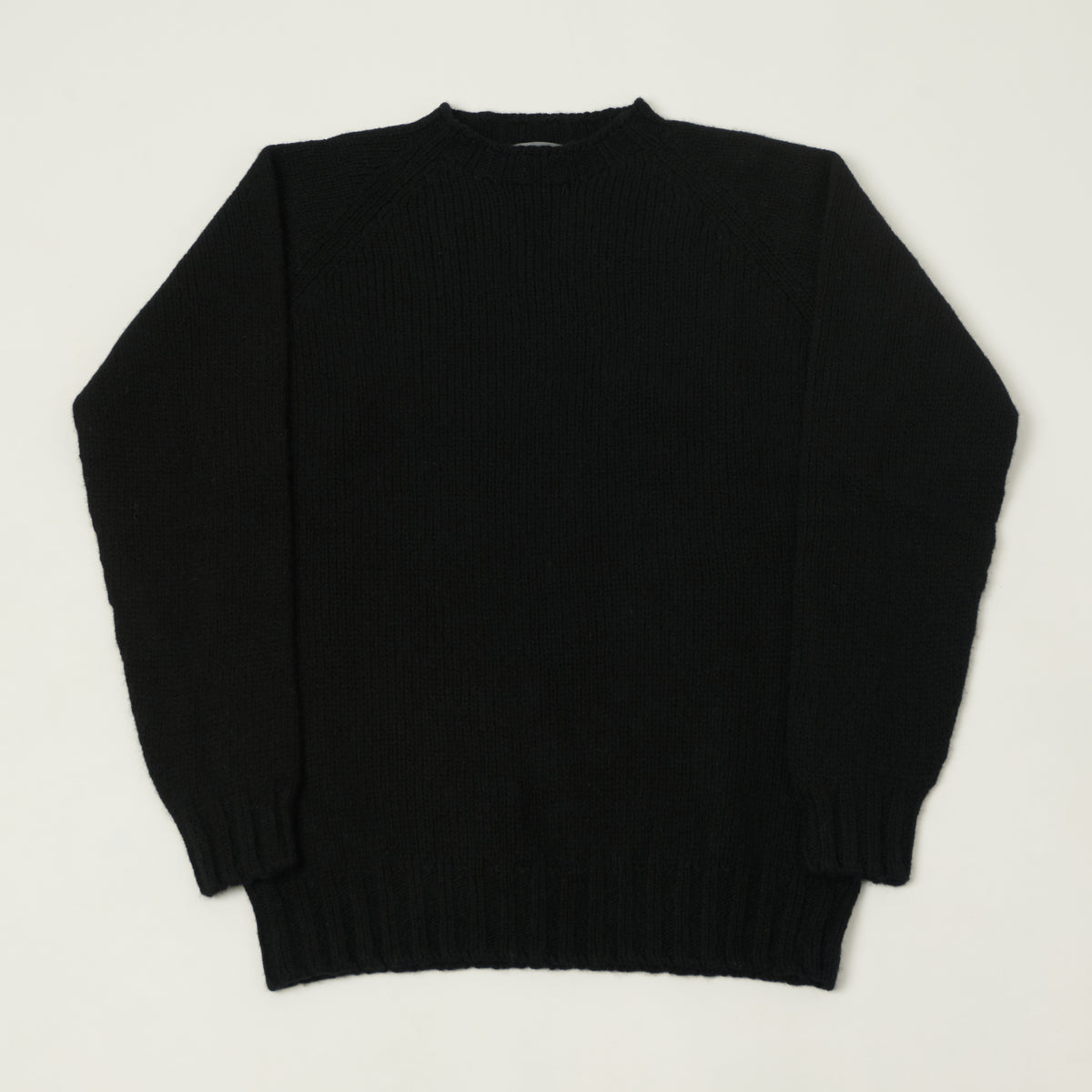 Smith Sato Suzuki 'Takayama' Brushed Lambswool Jumper - Carbon Black