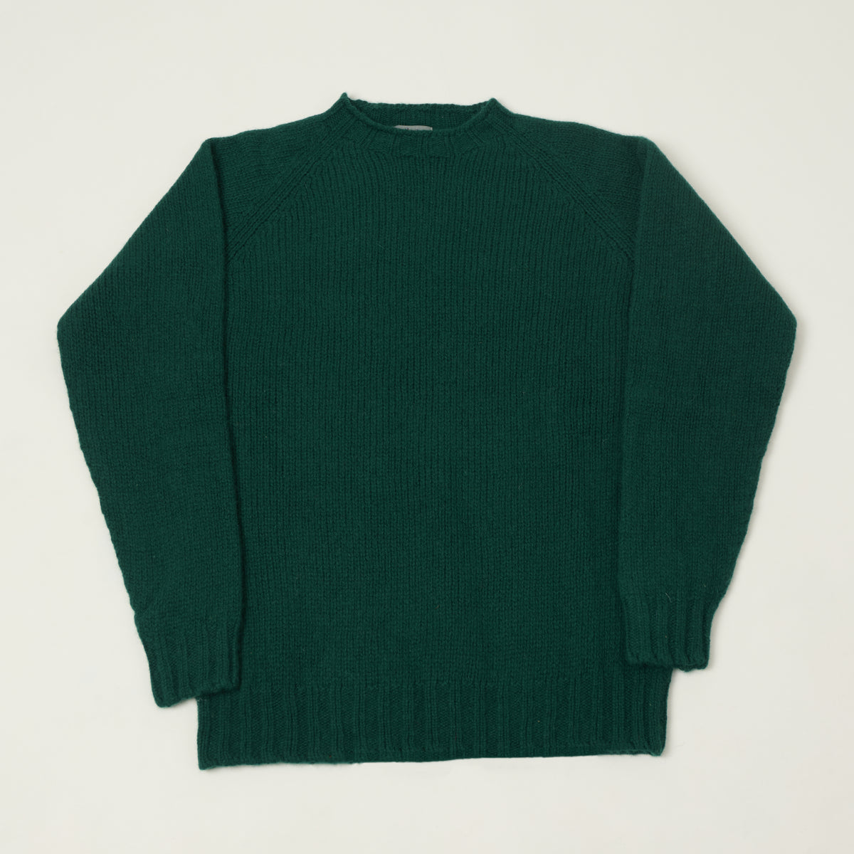 Smith Sato Suzuki 'Takayama' Brushed Lambswool Jumper - Racing Green