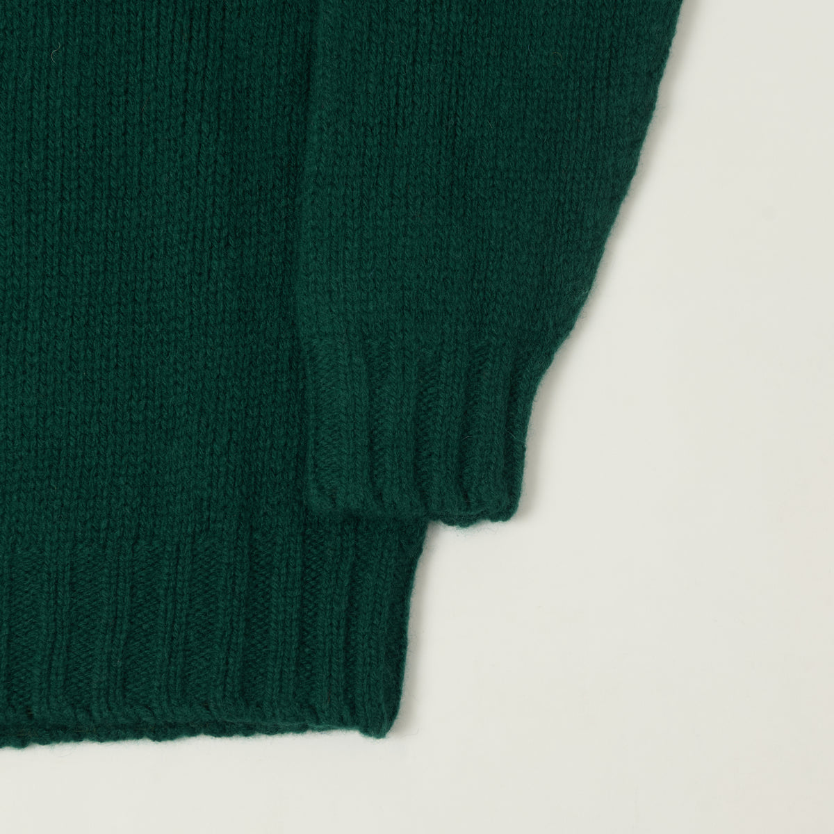 Smith Sato Suzuki 'Takayama' Brushed Lambswool Jumper - Racing Green
