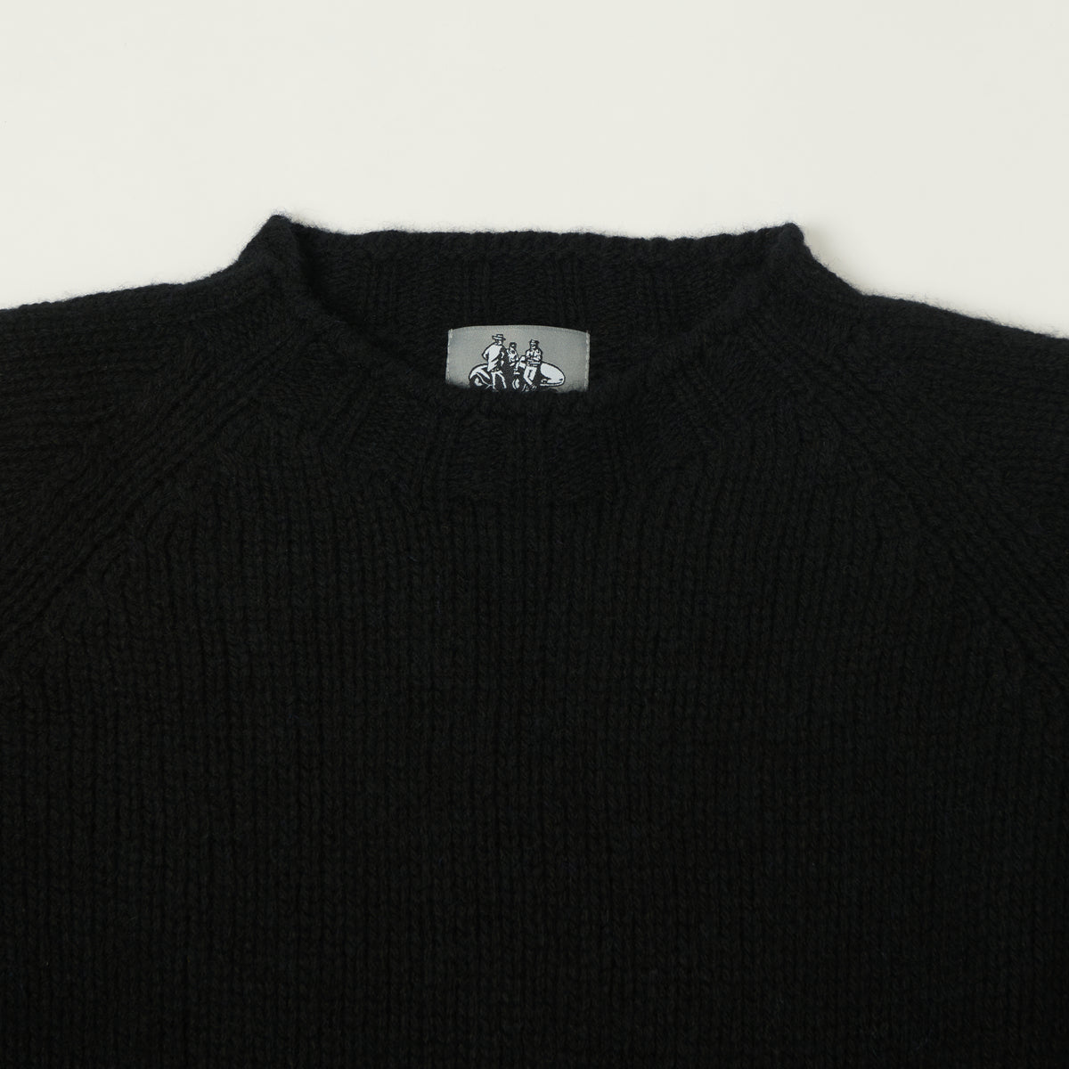 Smith Sato Suzuki 'Takayama' Brushed Lambswool Jumper - Carbon Black