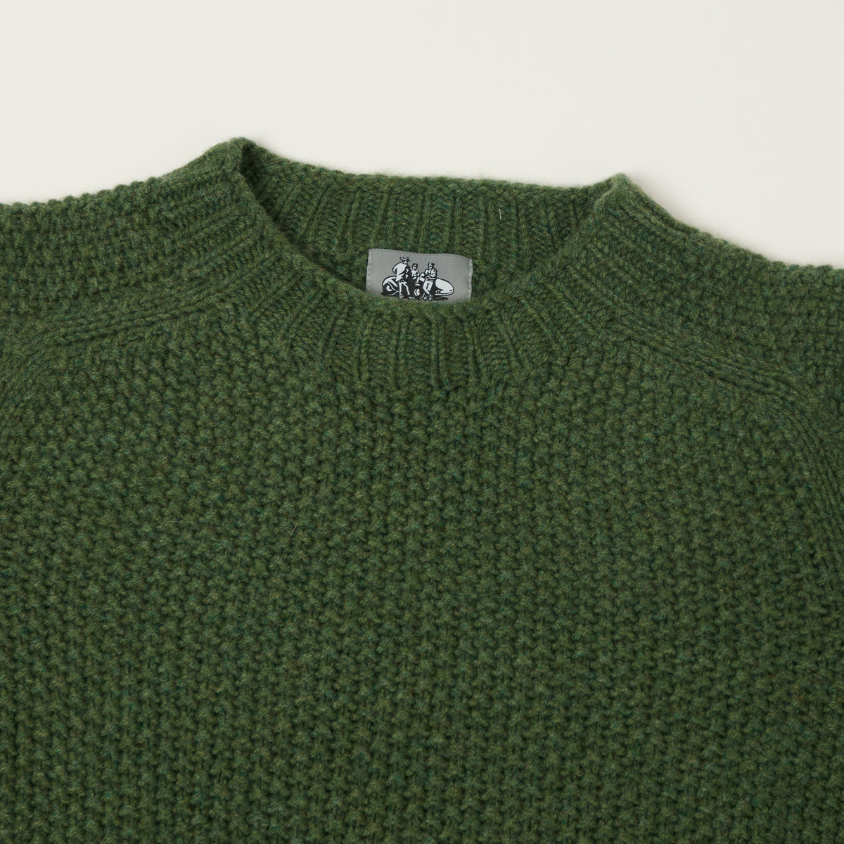 Smith Sato Suzuki 'Toyama' Lambswool Jumper - Bottle Green
