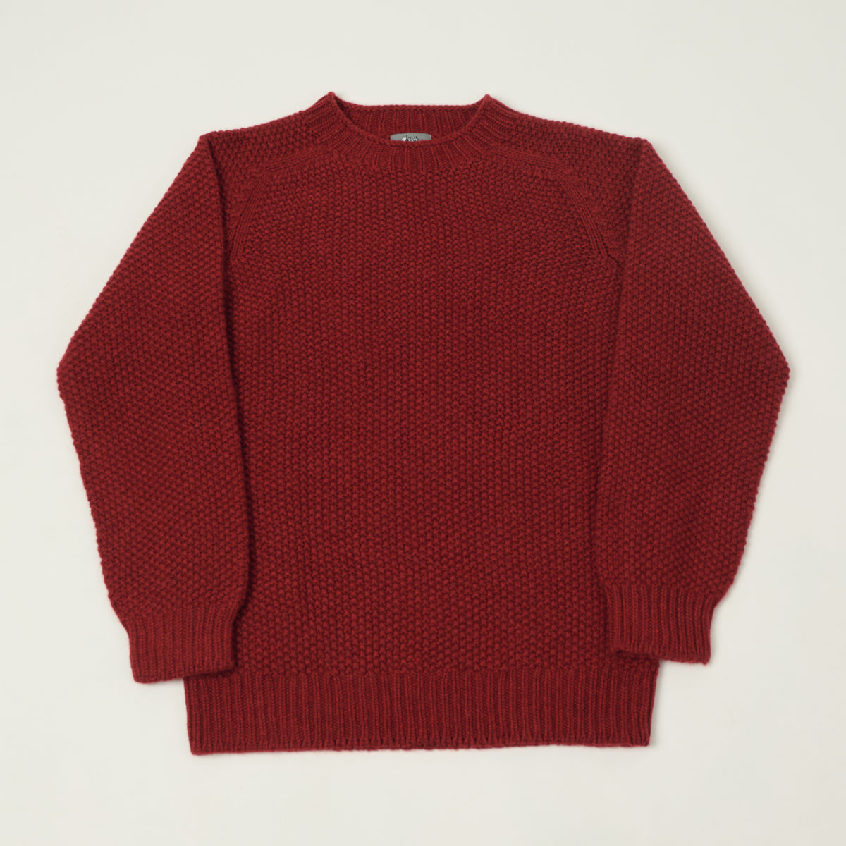 Smith Sato Suzuki 'Toyama' Lambswool Jumper - Garnet Red
