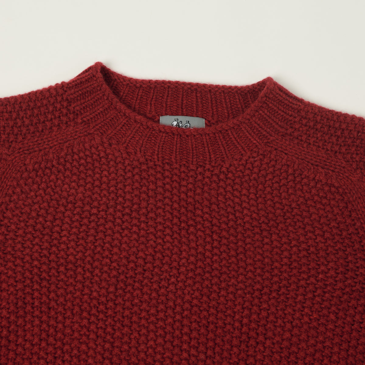 Smith Sato Suzuki 'Toyama' Lambswool Jumper - Garnet Red