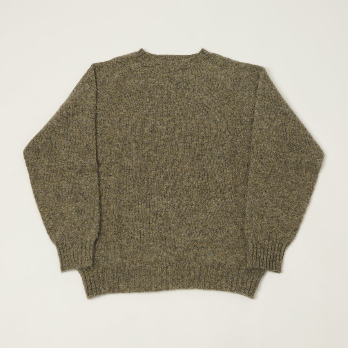 Smith Sato Suzuki 'Kobe' Brushed Saddle Shoulder Jumper - Moss Grey