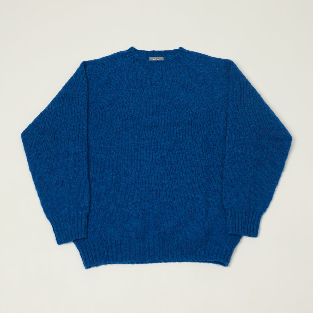 Smith Sato Suzuki 'Kobe' Brushed Saddle Shoulder Jumper - Azure Blue