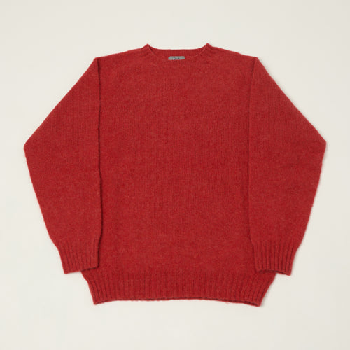 Smith Sato Suzuki 'Kobe' Brushed Saddle Shoulder Jumper - Cardinal Red