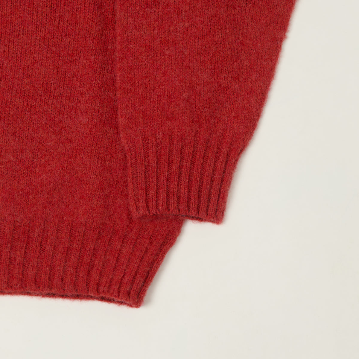 Smith Sato Suzuki 'Kobe' Brushed Saddle Shoulder Jumper - Cardinal Red