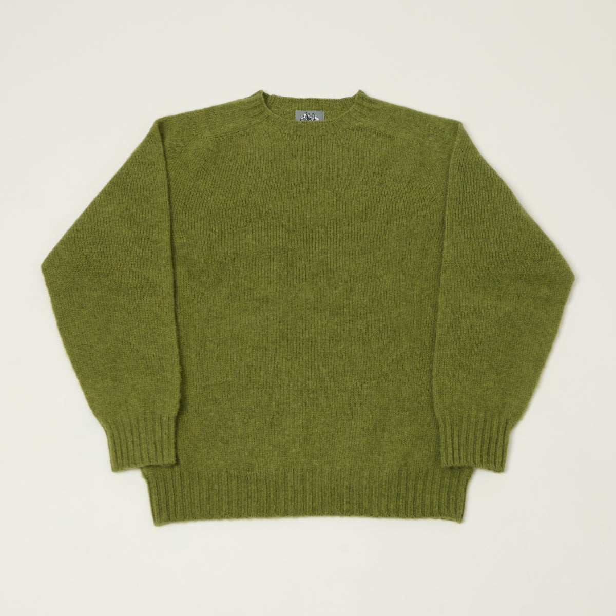 Smith Sato Suzuki 'Kobe' Brushed Saddle Shoulder Jumper - Leaf Green