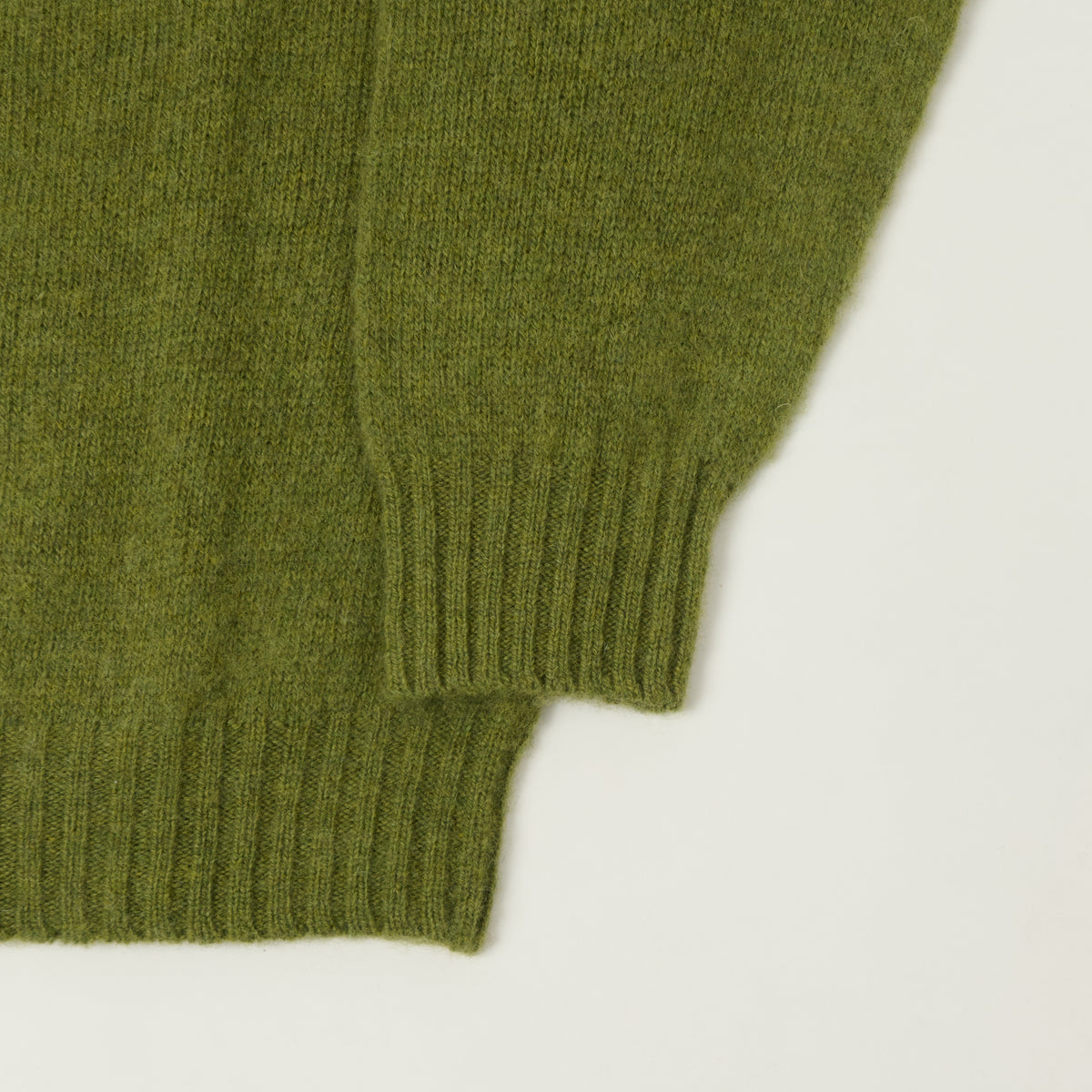 Smith Sato Suzuki 'Kobe' Brushed Saddle Shoulder Jumper - Leaf Green