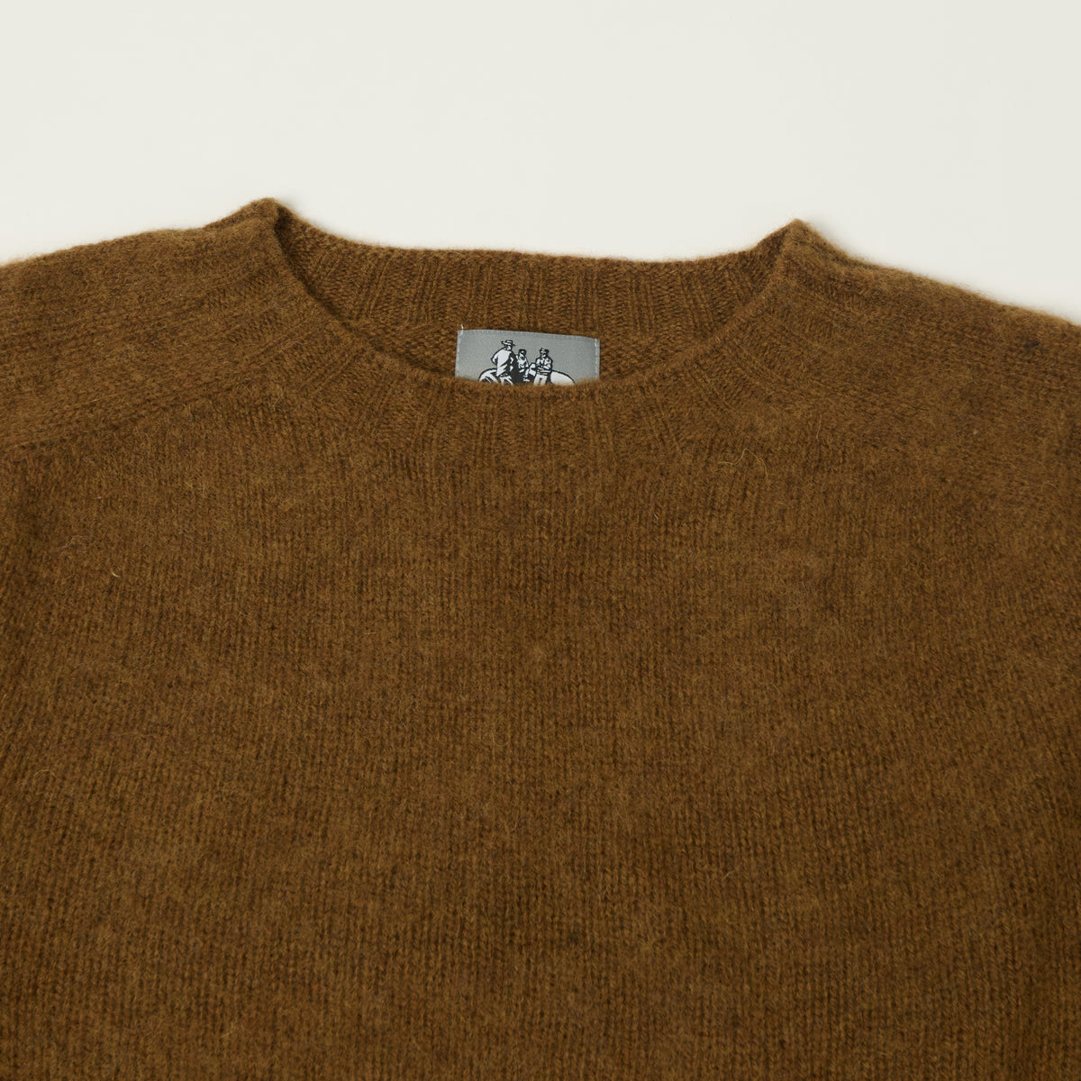 Smith Sato Suzuki 'Kobe' Brushed Saddle Shoulder Jumper - Tobacco Brown