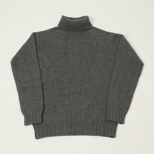 Smith Sato Suzuki 'Otari' Roll Neck Lambswool Jumper - Mountain Grey