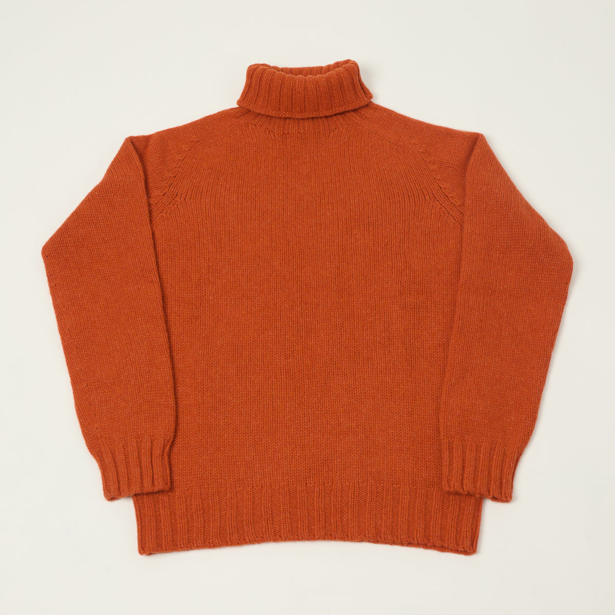 Smith Sato Suzuki 'Otari' Roll Neck Lambswool Sweater - Autumn Orange