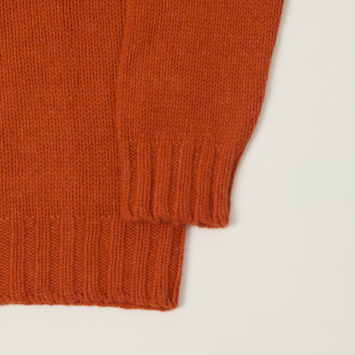 Smith Sato Suzuki 'Otari' Roll Neck Lambswool Sweater - Autumn Orange