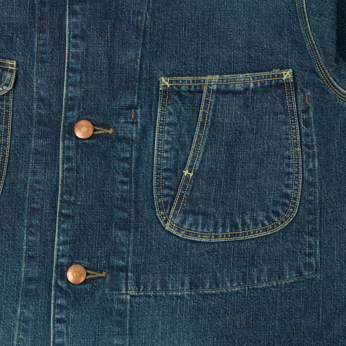 Spellbound Authentic 10.5oz Denim Coverall Jacket - Used Wash