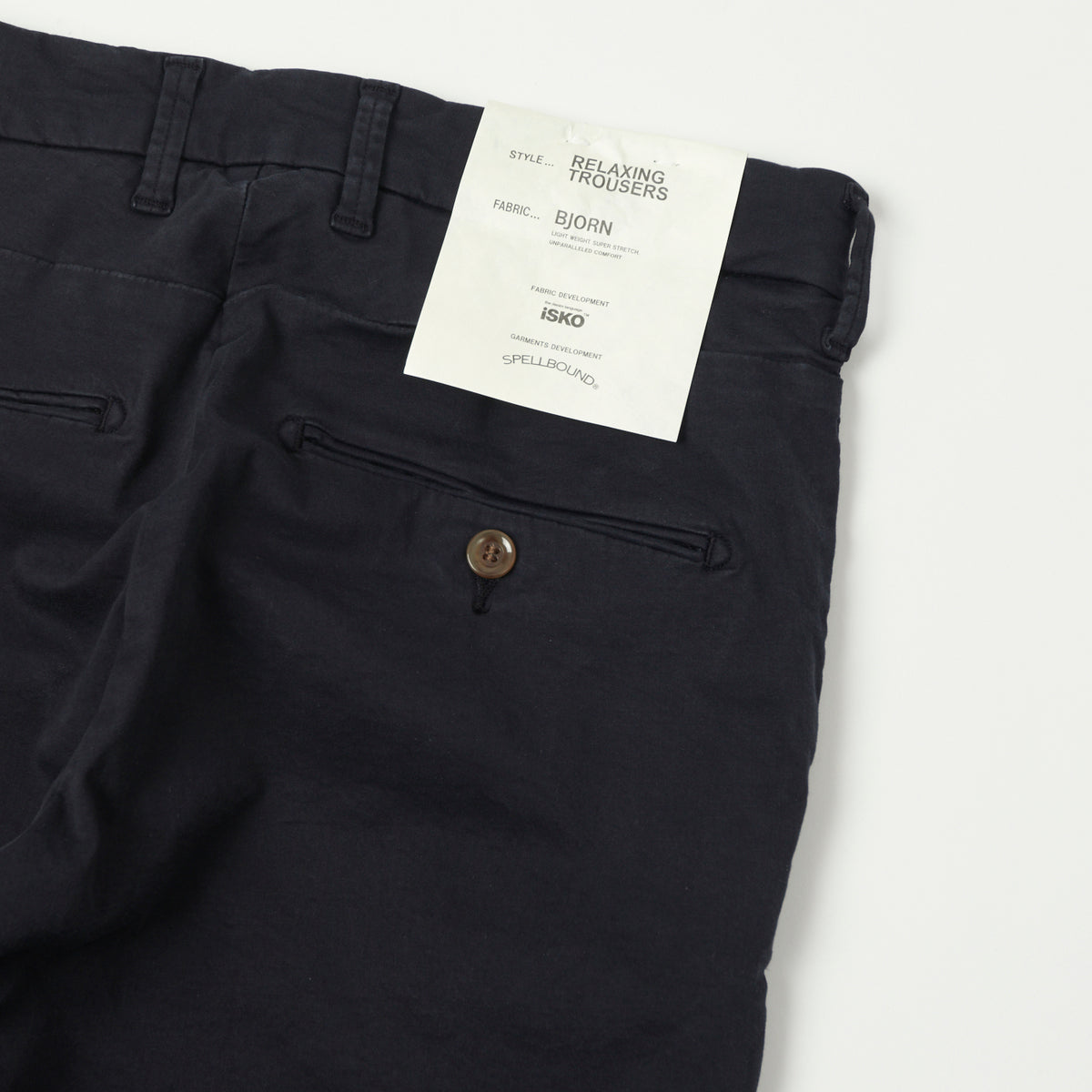 Spellbound Slim Tapered Stretch Chino - Dark Navy