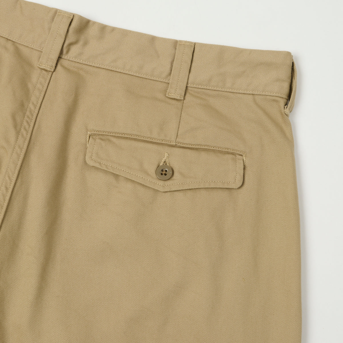 Spellbound Double Pleat French Trousers - Khaki Beige