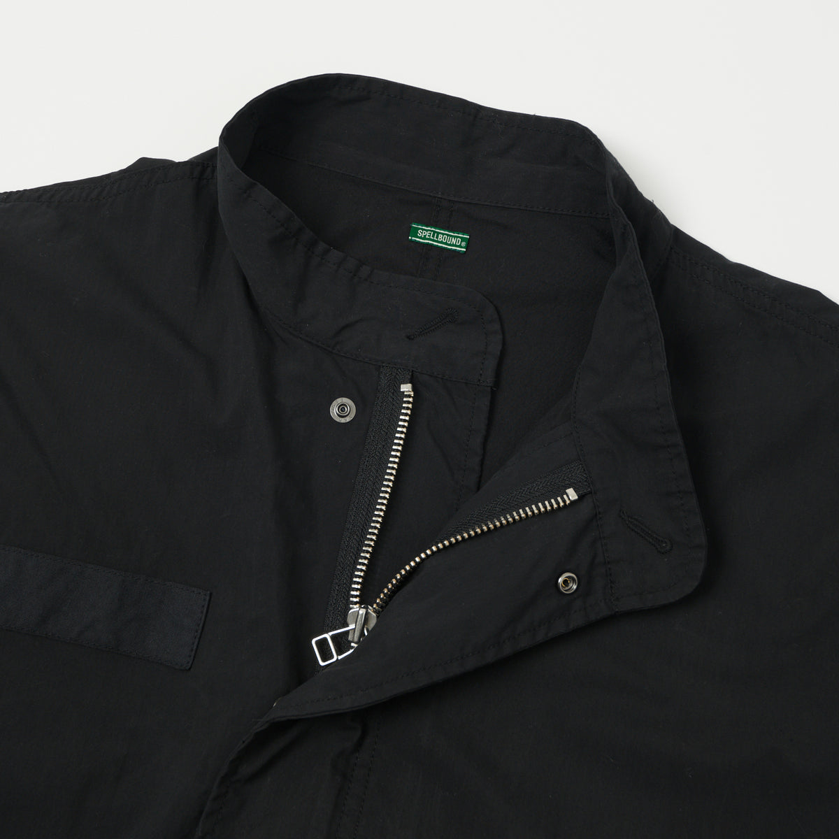 Spellbound Oversized Military M-65 Parka - Black