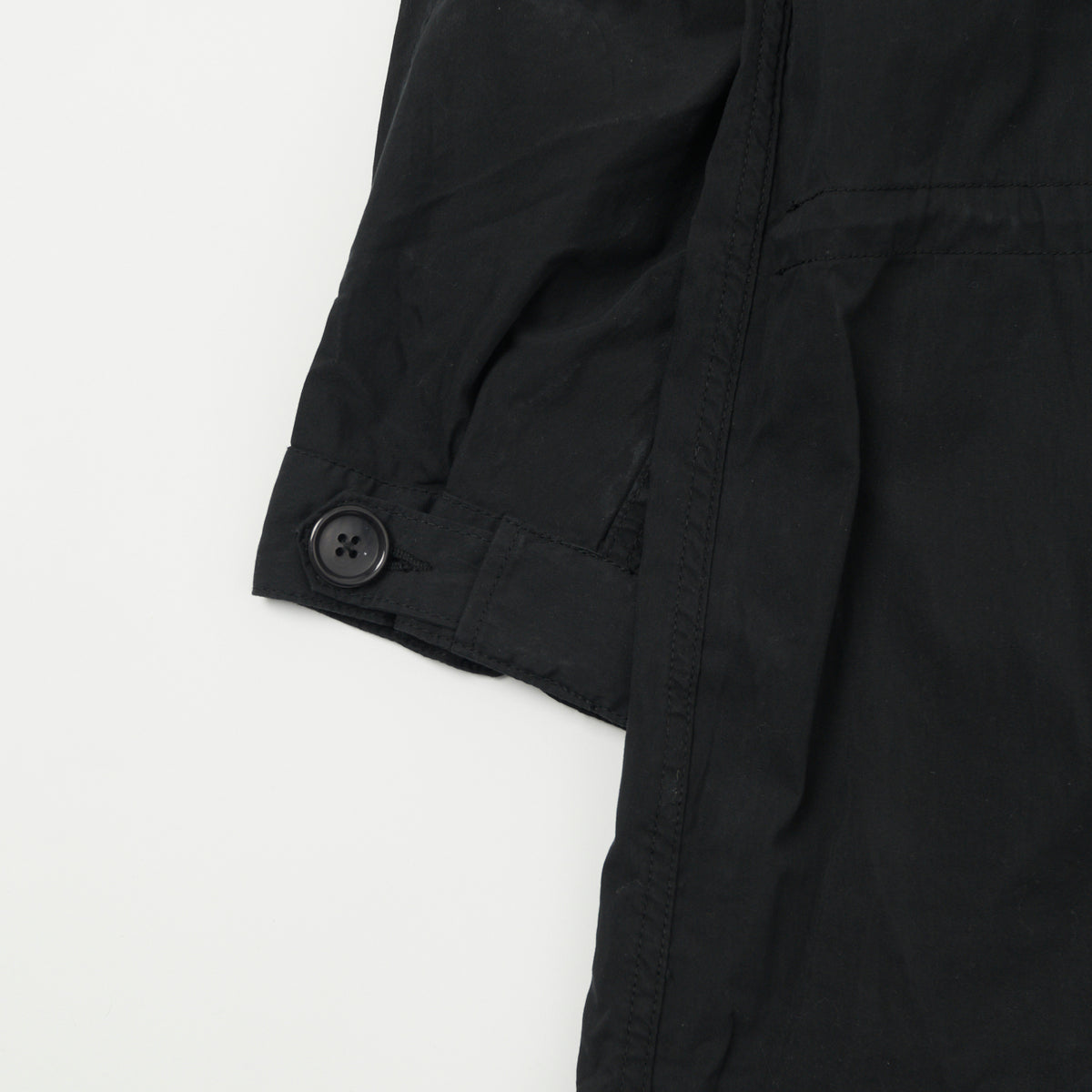 Spellbound Oversized Military M-65 Parka - Black