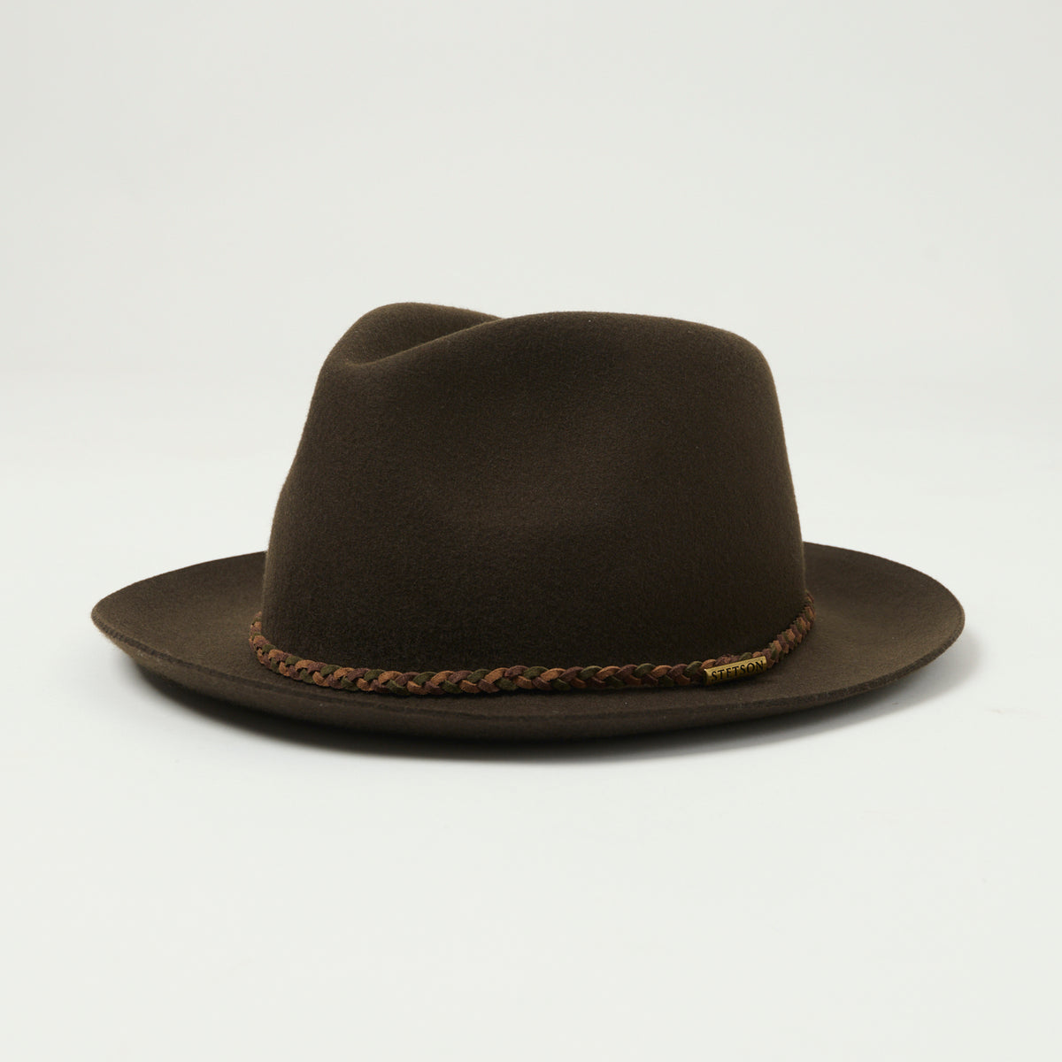 Stetson Davenport Traveller Fedora Hat - Olive