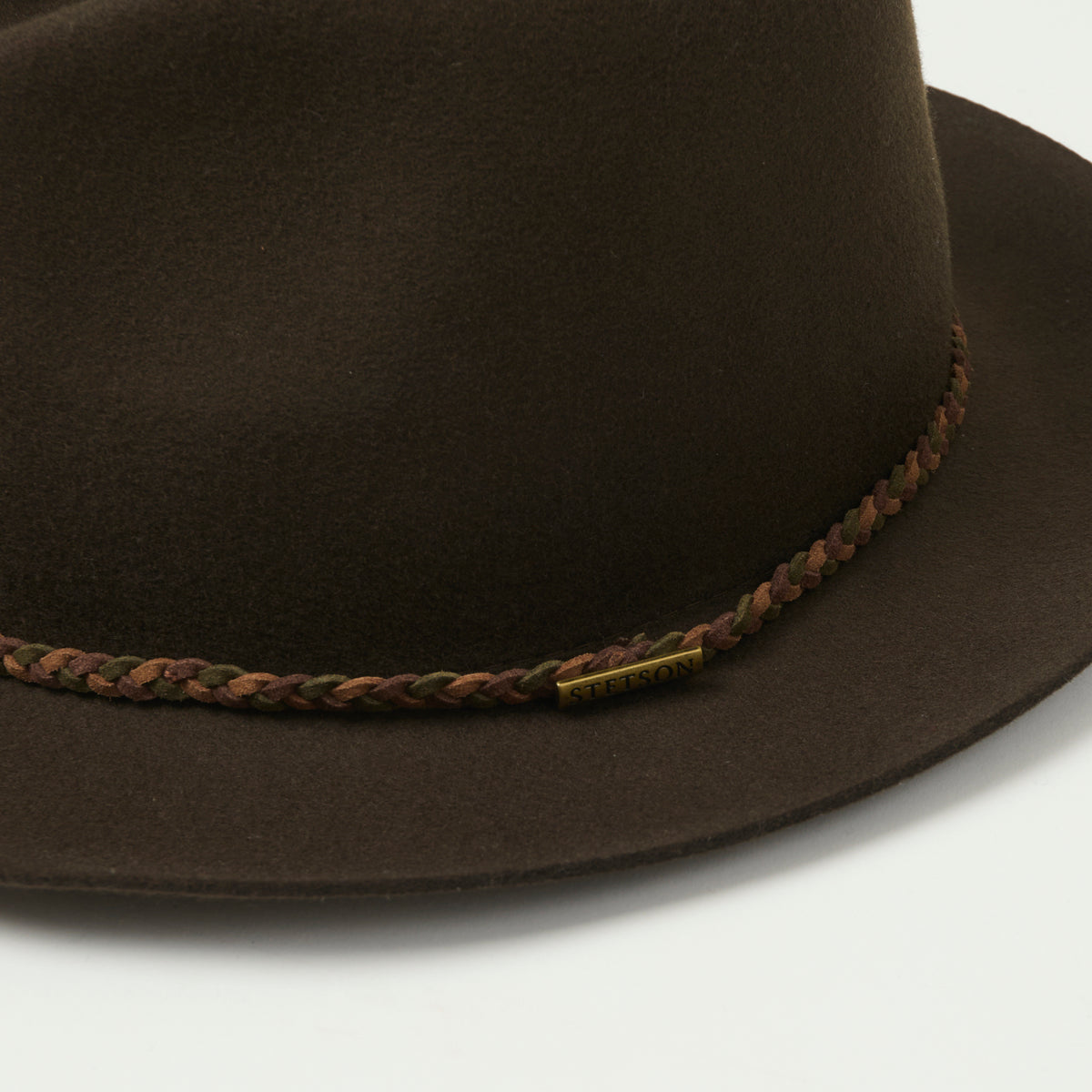 Stetson Davenport Traveller Fedora Hat - Olive