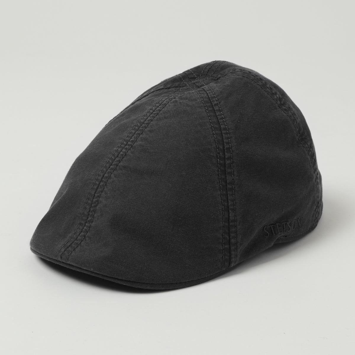 Stetson 'Texas  Delave Organic Cotton Sixpence Cap - Black