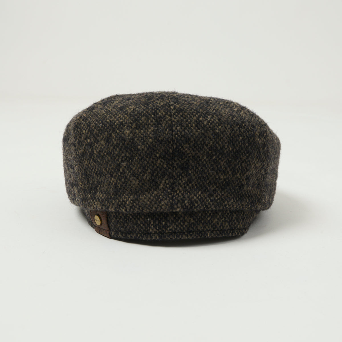 Stetson Donegal Tweed Flat Cap - Dark Grey