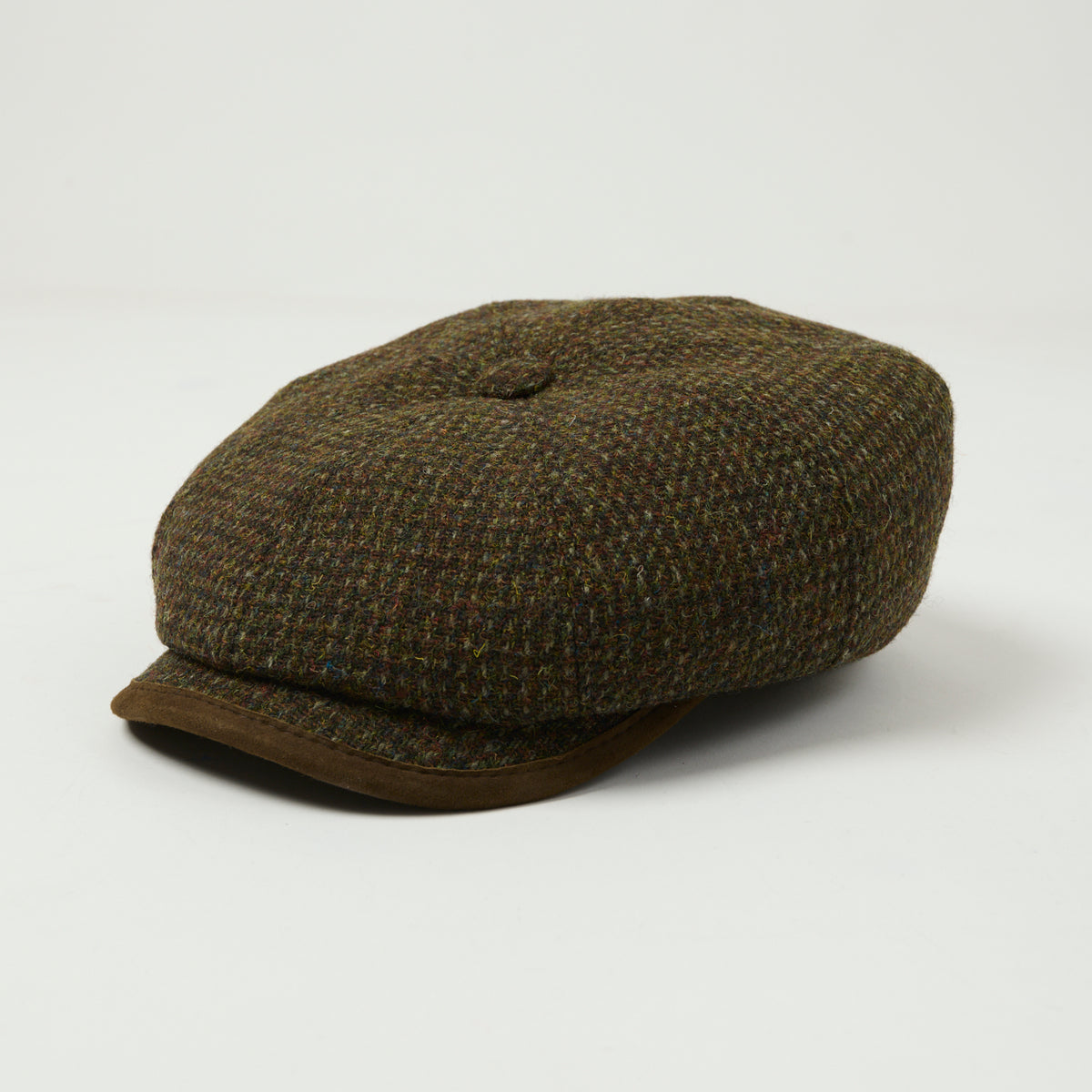 Stetson Wool Flat Cap - Brown