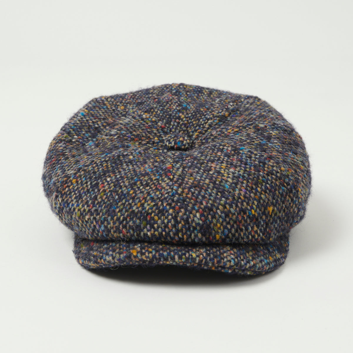 Stetson Hatteras Donegal Tweed Flat Cap - Multi