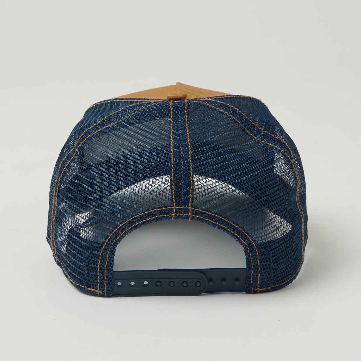 Stetson 'Motorcycle' Trucker Cap - Tan/Blue