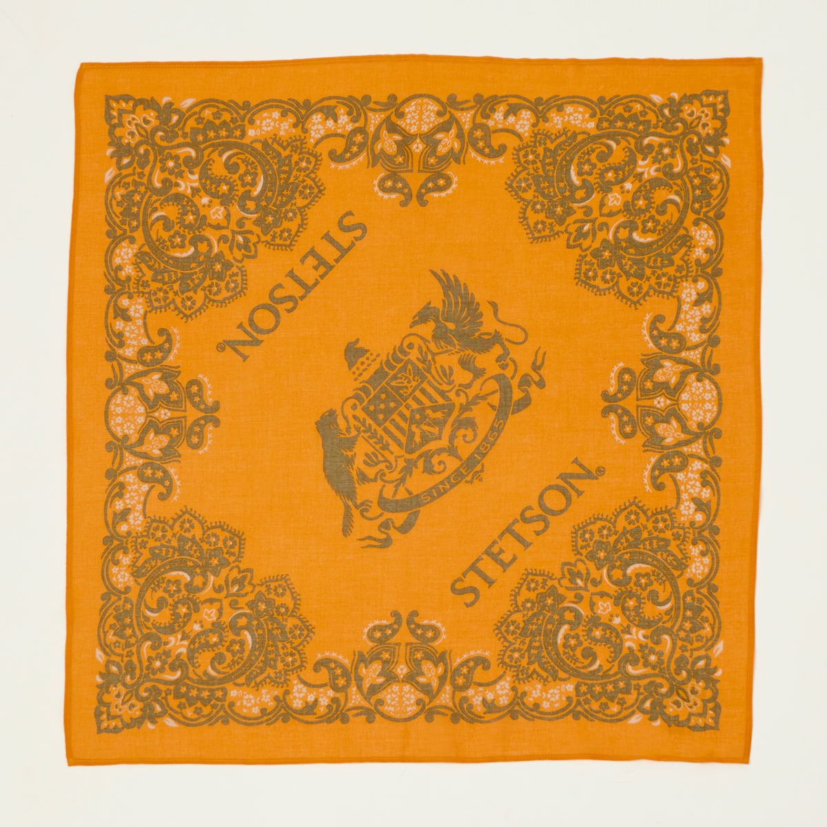 Stetson Cotton Bandana - Orange/Yellow