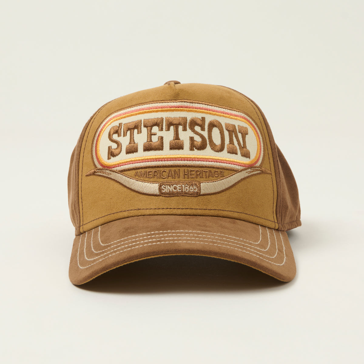 Stetson 'Buffalo Horn' Trucker Cap - Brown