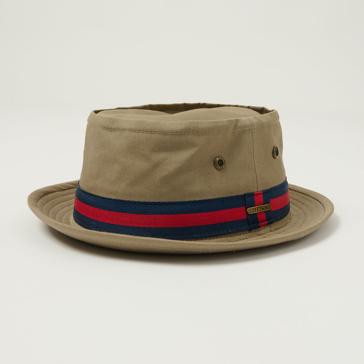 Stetson Classic Band Pork Pie Hat - Beige
