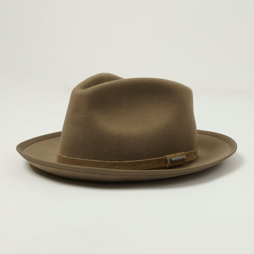 Stetson Wool/Cashmere Felt Fedora - Beige