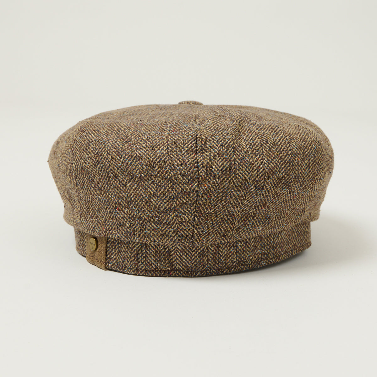 Stetson Silk Herringbone Hatteras - Brown Melange