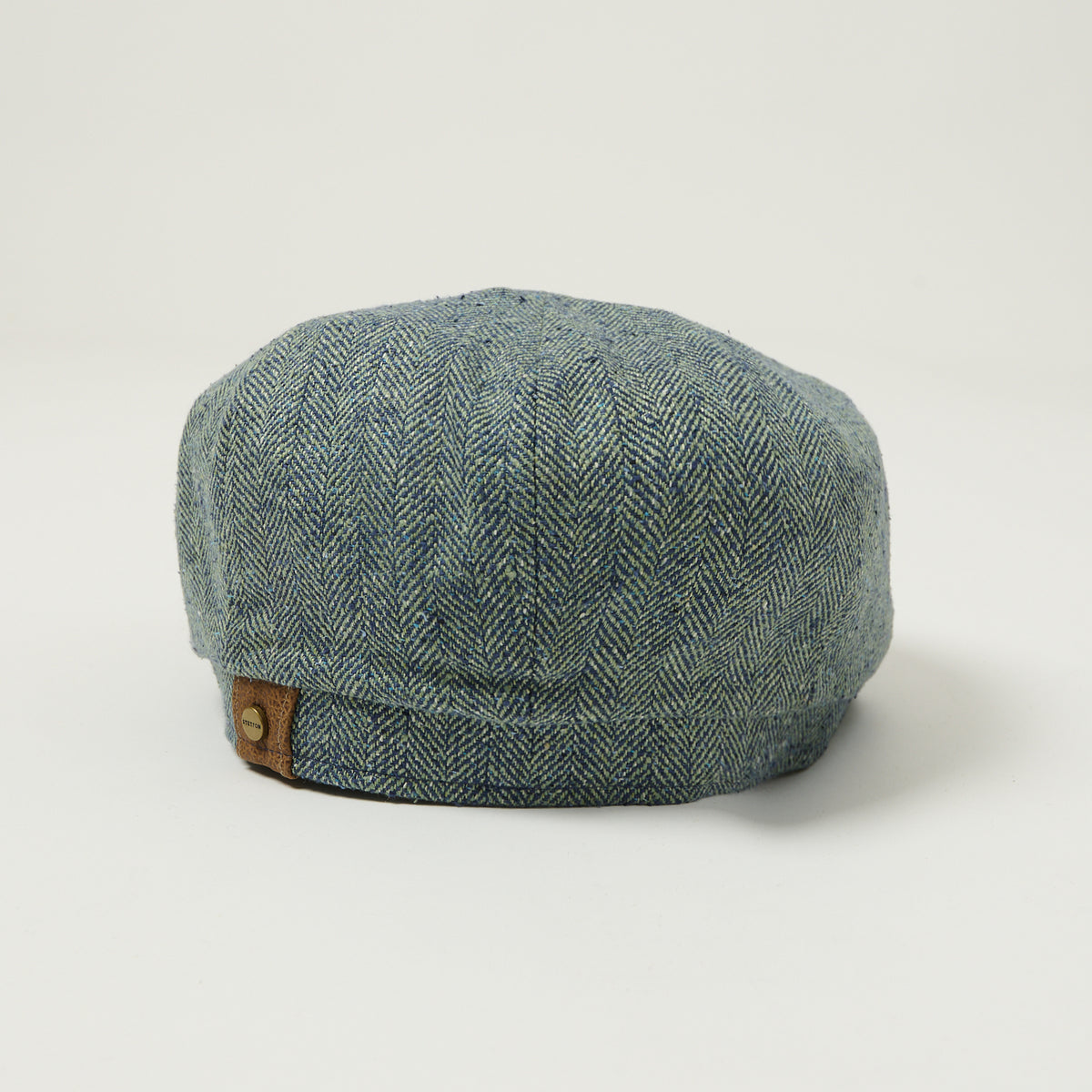Stetson Silk Herringbone Hatteras - Blue Melange