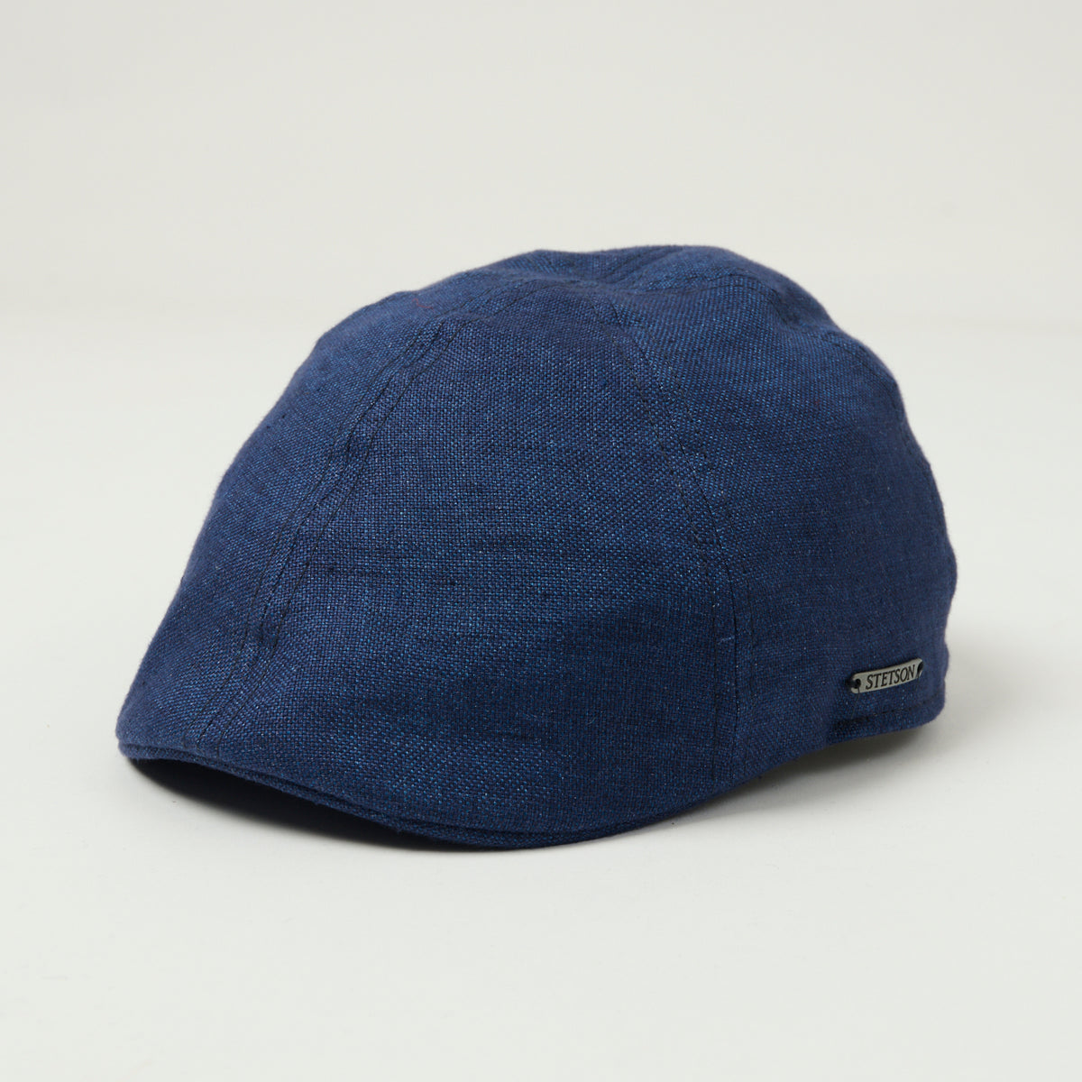 Stetson 'Texas' Just Linen Flat Cap - Navy