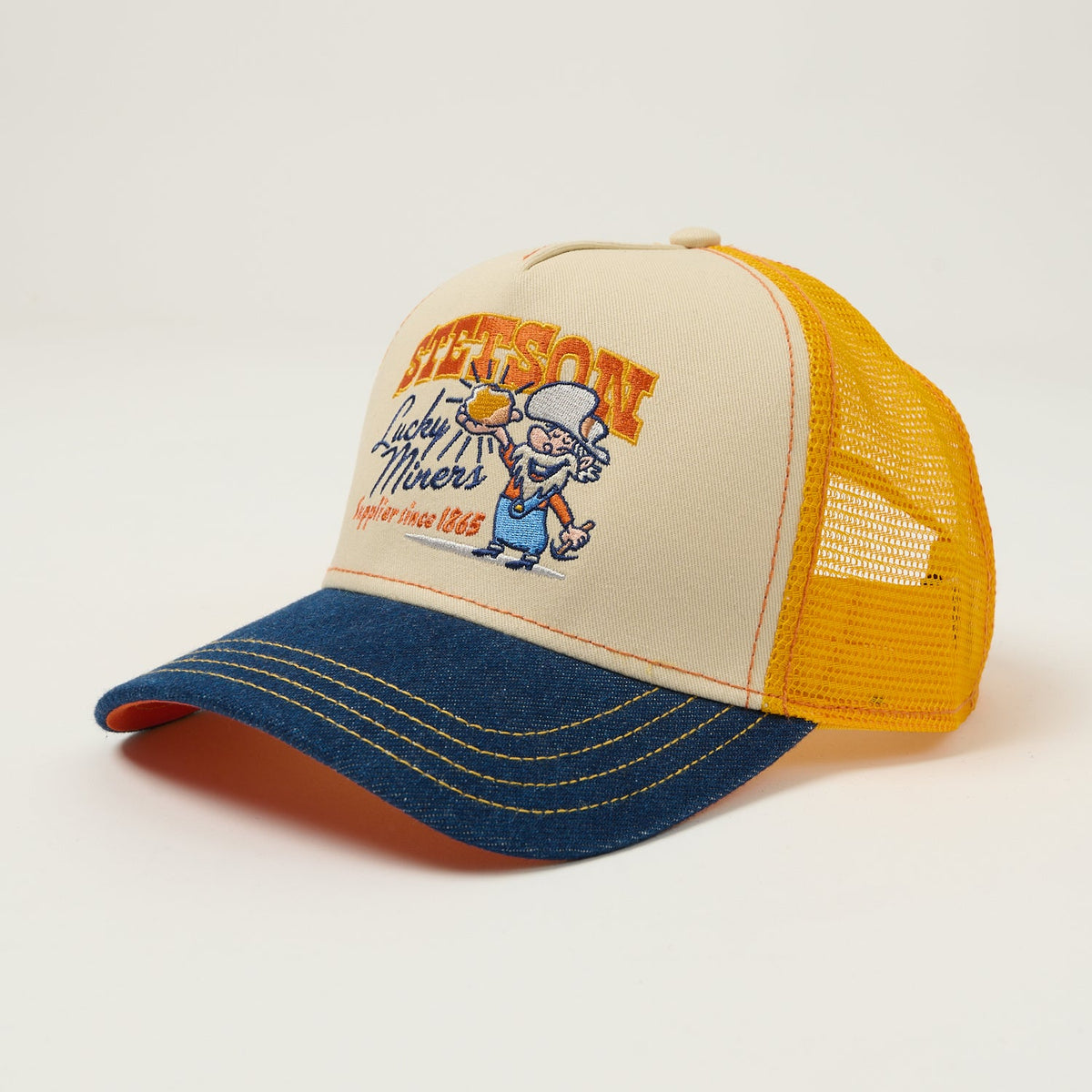 Stetson 'Lucky Miner' Trucker Cap