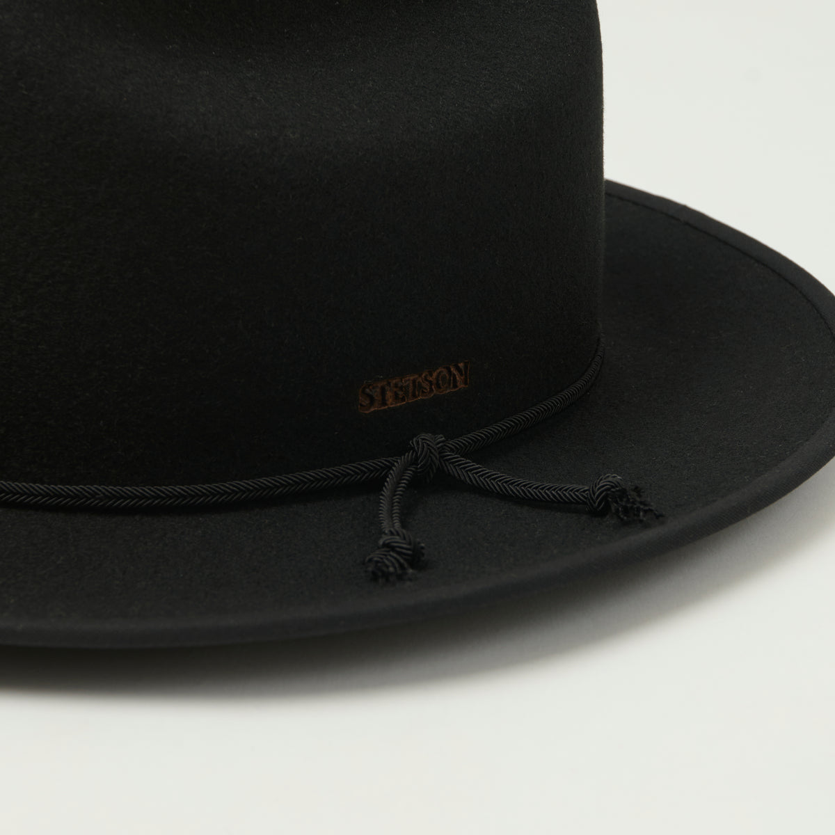 Stetson Wool Felt Western Hat - Black
