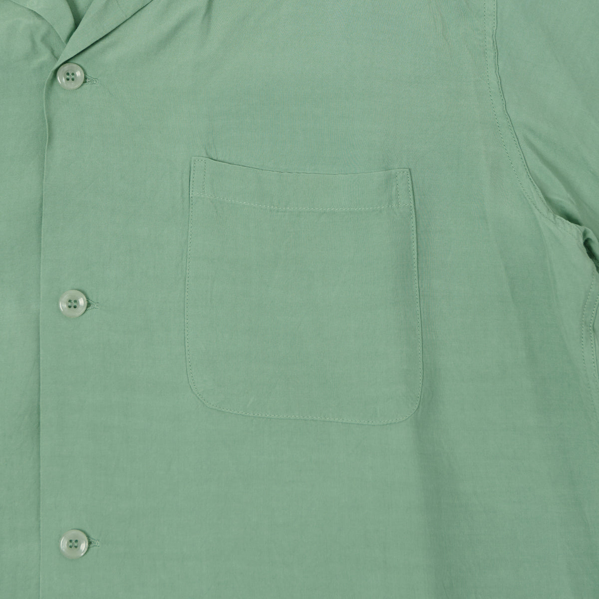 Style Eyes Short Sleeve Rayon Bowling Shirt - Mint Green