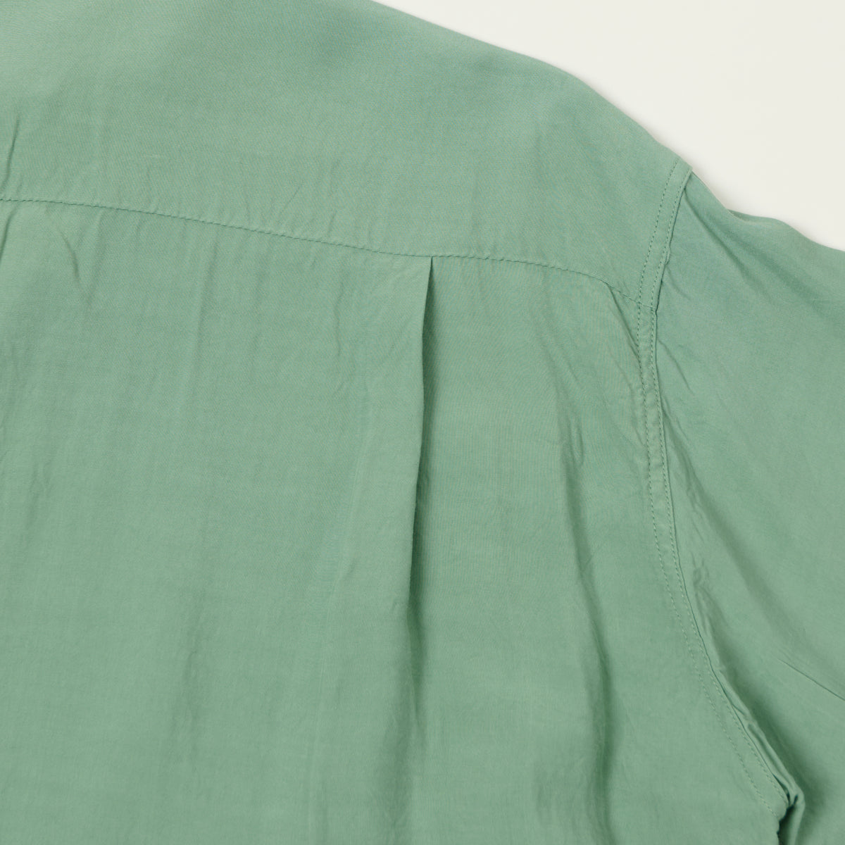 Style Eyes Short Sleeve Rayon Bowling Shirt - Mint Green