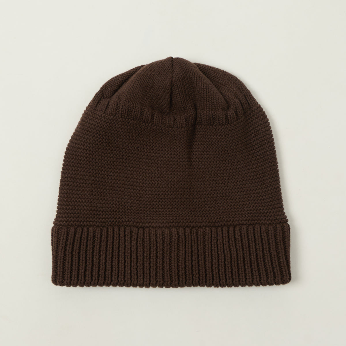 Sublime Cotton Knit Watch Cap - Brown