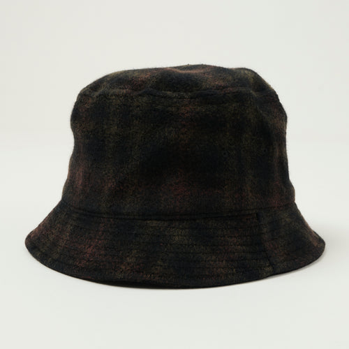 Sublime Needle Check Bucket Hat - Red