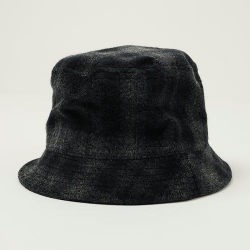 Sublime Needle Check Bucket Hat - Black