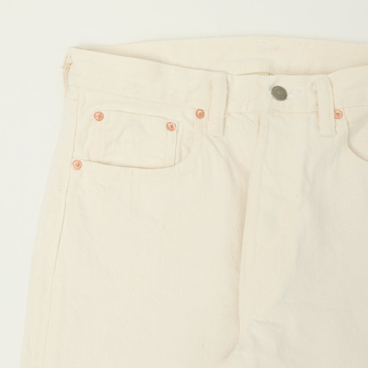 Sugar Cane 1947 Model 13oz Regular Straight Jean - Ecru